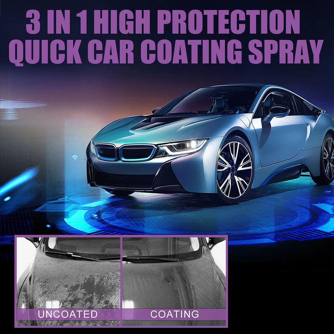 3-in-1 High Protection Quick Car Coating Spray, Car Paint Repair Car  Exterior Restorer Ceramic Coating Quick Coat